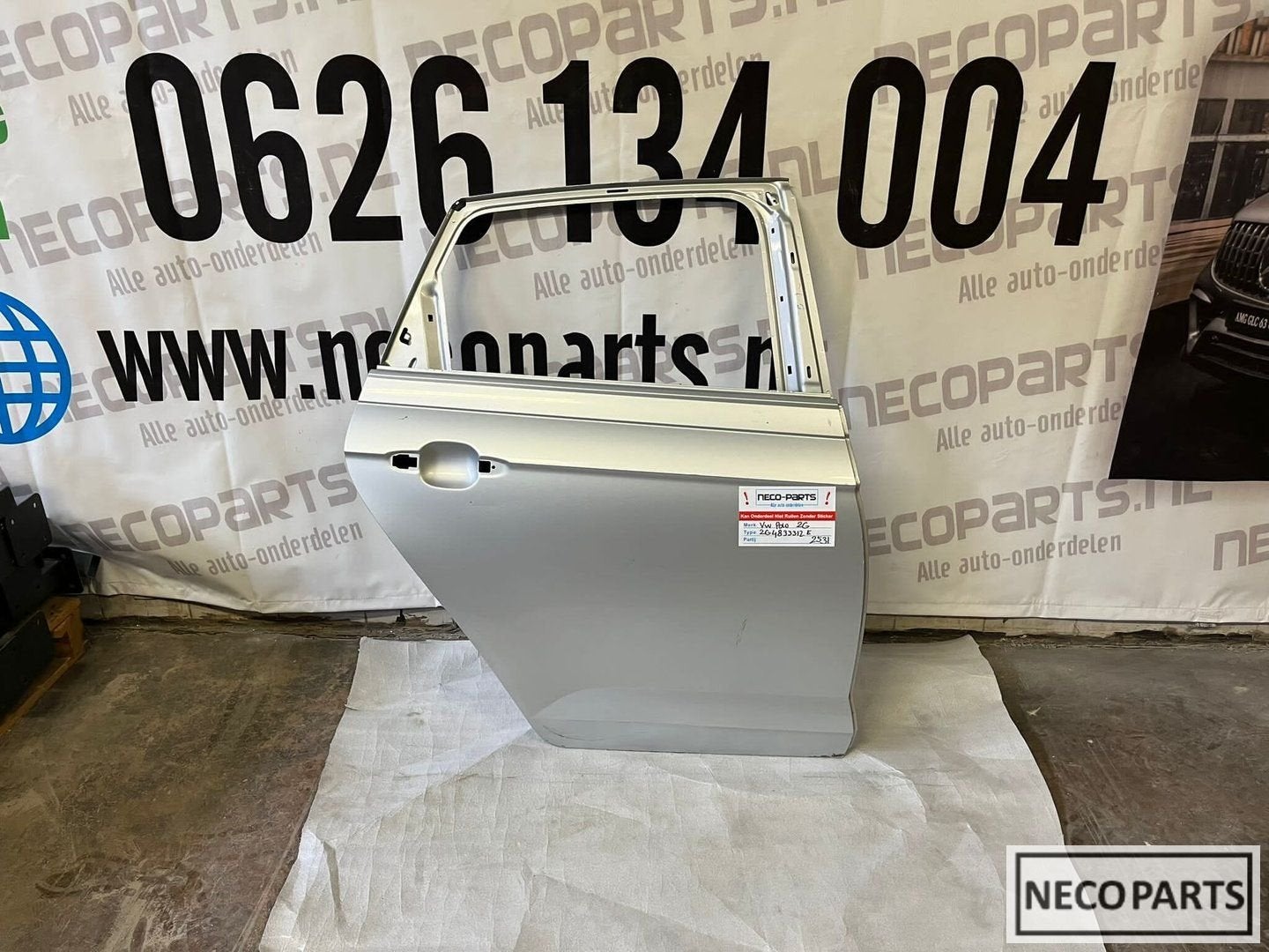VW POLO 2G PORTIER DEUR ACHTERPORTIER ACHTERDEUR ORIGINEEL, Arrière, Volkswagen, -, Haillon arrière