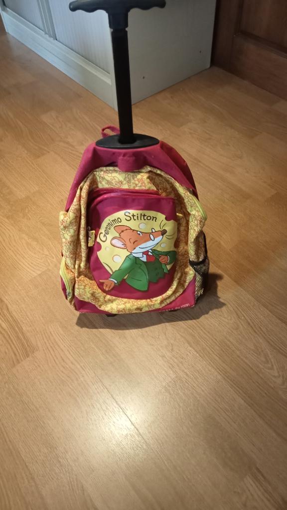 Rugzak/trolley Geronimo Stilton, Ophalen, Zo goed als nieuw