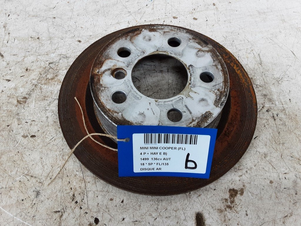 FREIN DISQUE ARRIÈRE Mini Mini (F55) (01-2013/10-2017), Mevr. I. Hauben, Rue de l'Espoir 34 34
4030  GRIVEGNÉE, BE, Info@Collignon.be