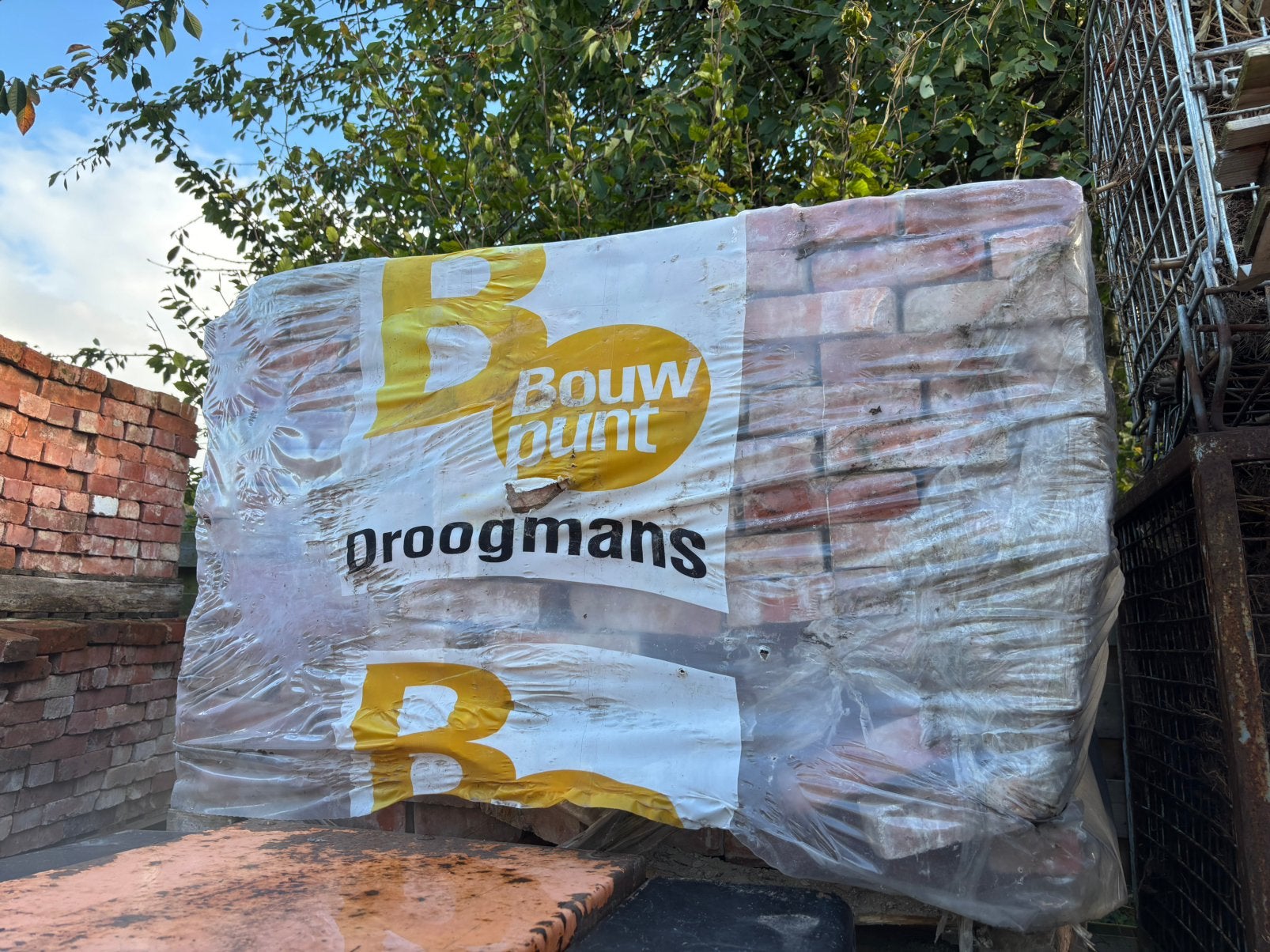 Facadesteen - oude beerse recup steen, Doe-het-zelf en Bouw, Ophalen, Zo goed als nieuw