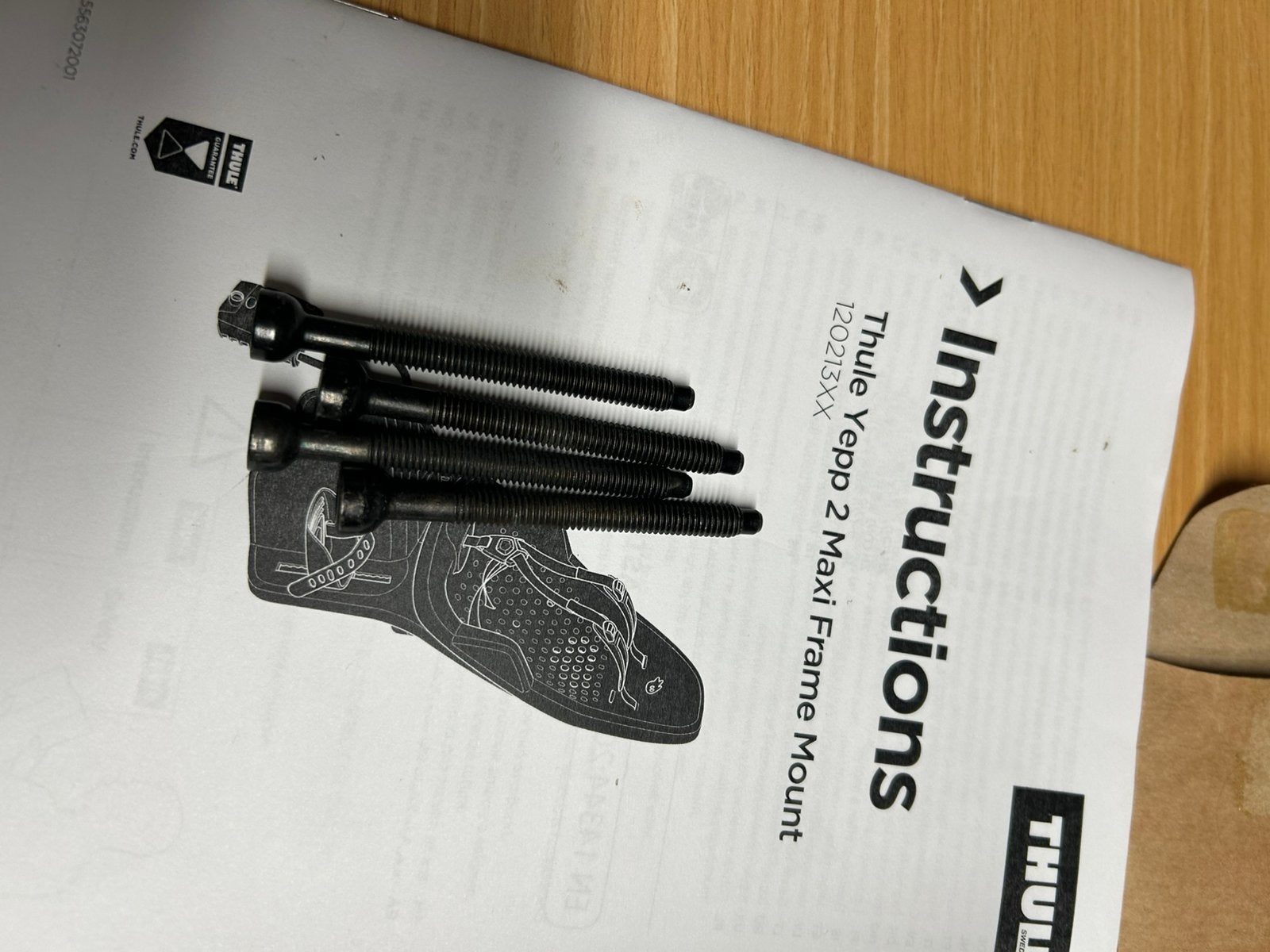 Kindersoel Thule Yepp Maxi frame mount, Ophalen, Zo goed als nieuw