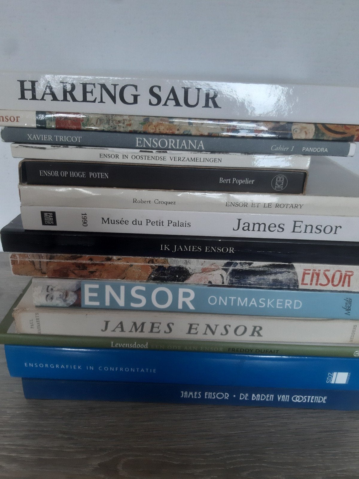 27 boeken " James Ensor " !, Antiquités & Art, Enlèvement
