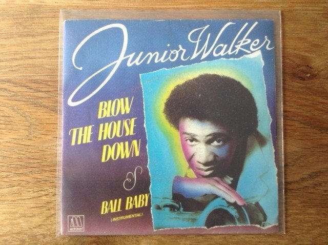 single junior walker, Cd's en Dvd's, Vinyl Singles, Beschermende buitenhoes, Fotohoes, Originele persing, Single, 1980 - 1989
