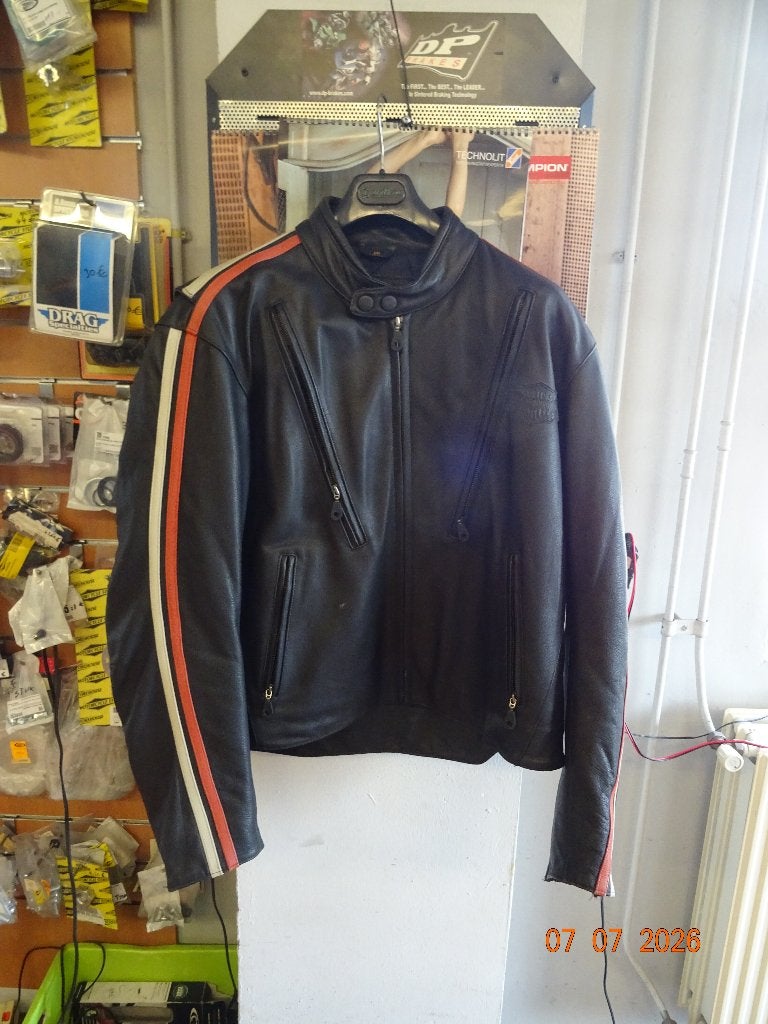 Harley Davidson jas XXL, Motoren, Kleding | Motorkleding, Heren, Jas | leer, Ophalen of Verzenden, Harley davidson
