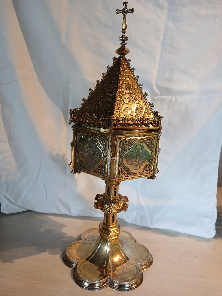 ciborie massief zilver, Antiek en Kunst, Ophalen