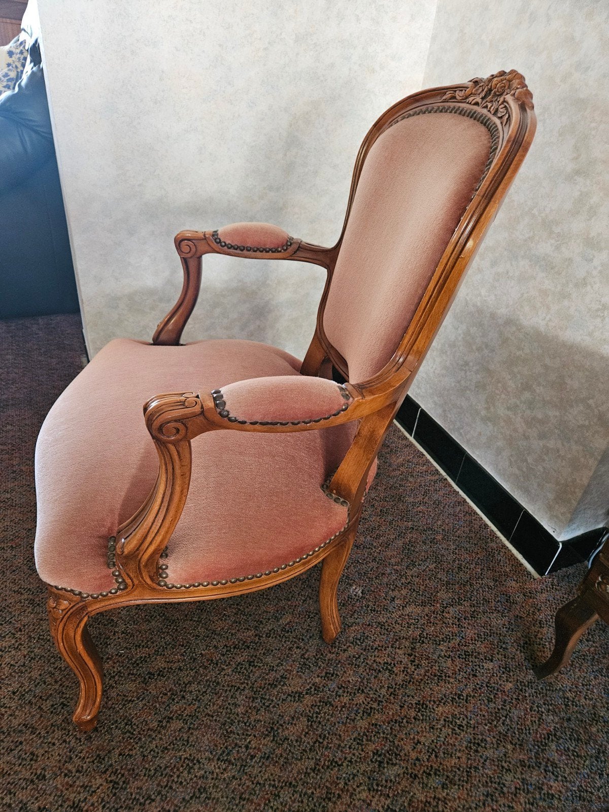 Chaise Louis XV en très bon état, 75 à 100 cm, Lodewijk XV, Moins de 150 cm, Bois