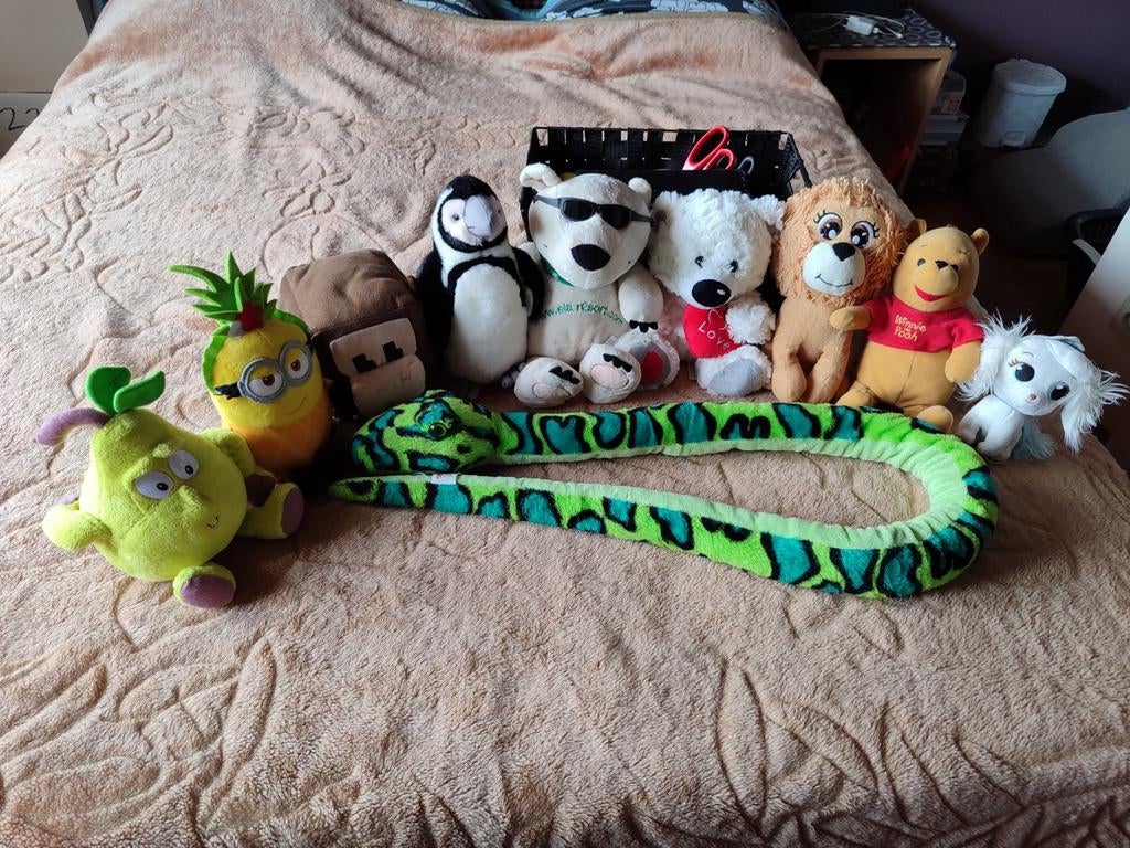 Verschillende knuffels, Animaux & Accessoires, Jouets pour chiens, Enlèvement, Peluches