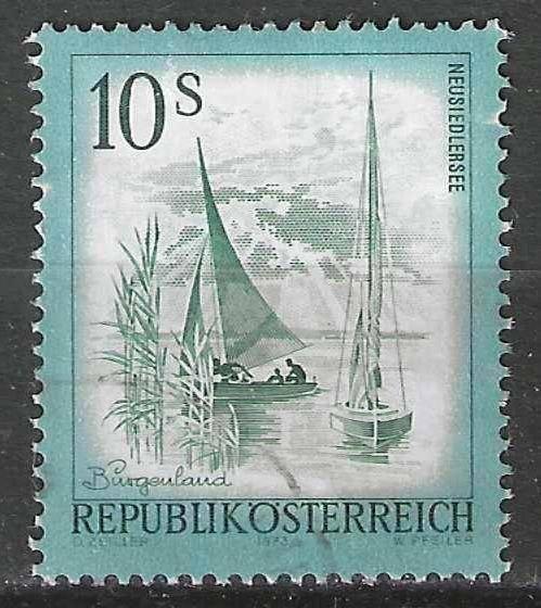 Oostenrijk 1973 - Yvert 1262 - Landschappen  (ST), Verzenden, Gestempeld
