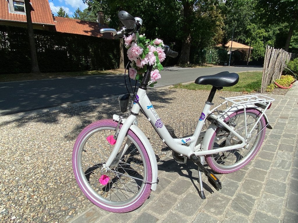 Meisjesfiets - Bike Fun Kids - 20inch, Ophalen, 20 inch of meer, Velgrem, Zo goed als nieuw
