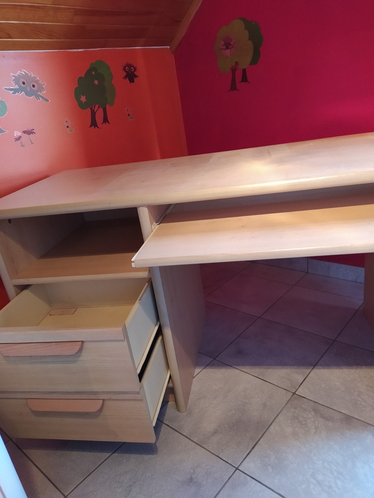 bureau, Maison & Meubles, Scandinave, Bureau d'ordinateur, 150 cm, Comme neuf