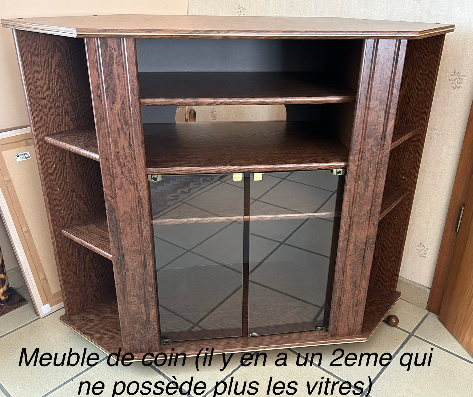 Meuble de coin, Maison & Meubles, Enlèvement, Utilisé, 100 à 150 cm, Autres matériaux