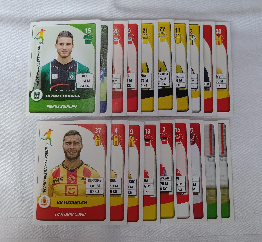 20 Pro league 2015 Panini stickers, Ophalen of Verzenden, Zo goed als nieuw, Meerdere stickers