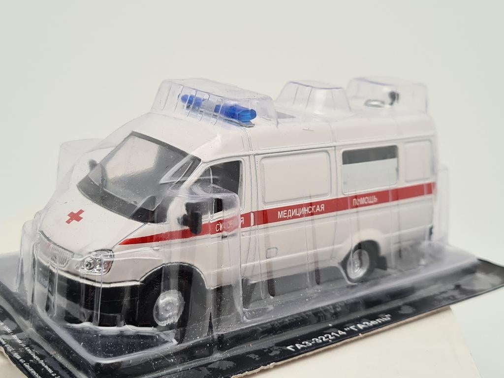 Ambulance GAZ 32214 URSS Russie Union soviétique (1/43), Envoi, Comme neuf, Voiture, Autres marques