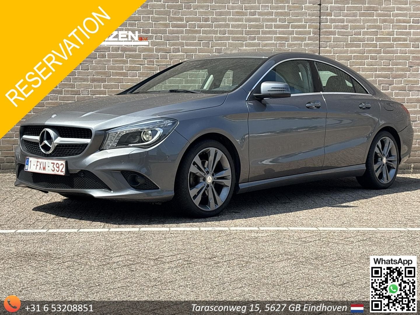 Mercedes-Benz CLA 220 CDI Ambition, Auto's, Automaat, CLA, Zilver of Grijs, Te koop