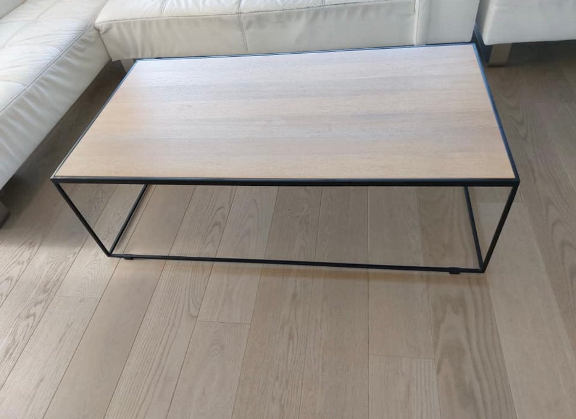 Table de salon, Métal, 100 à 150 cm, Enlèvement, Utilisé