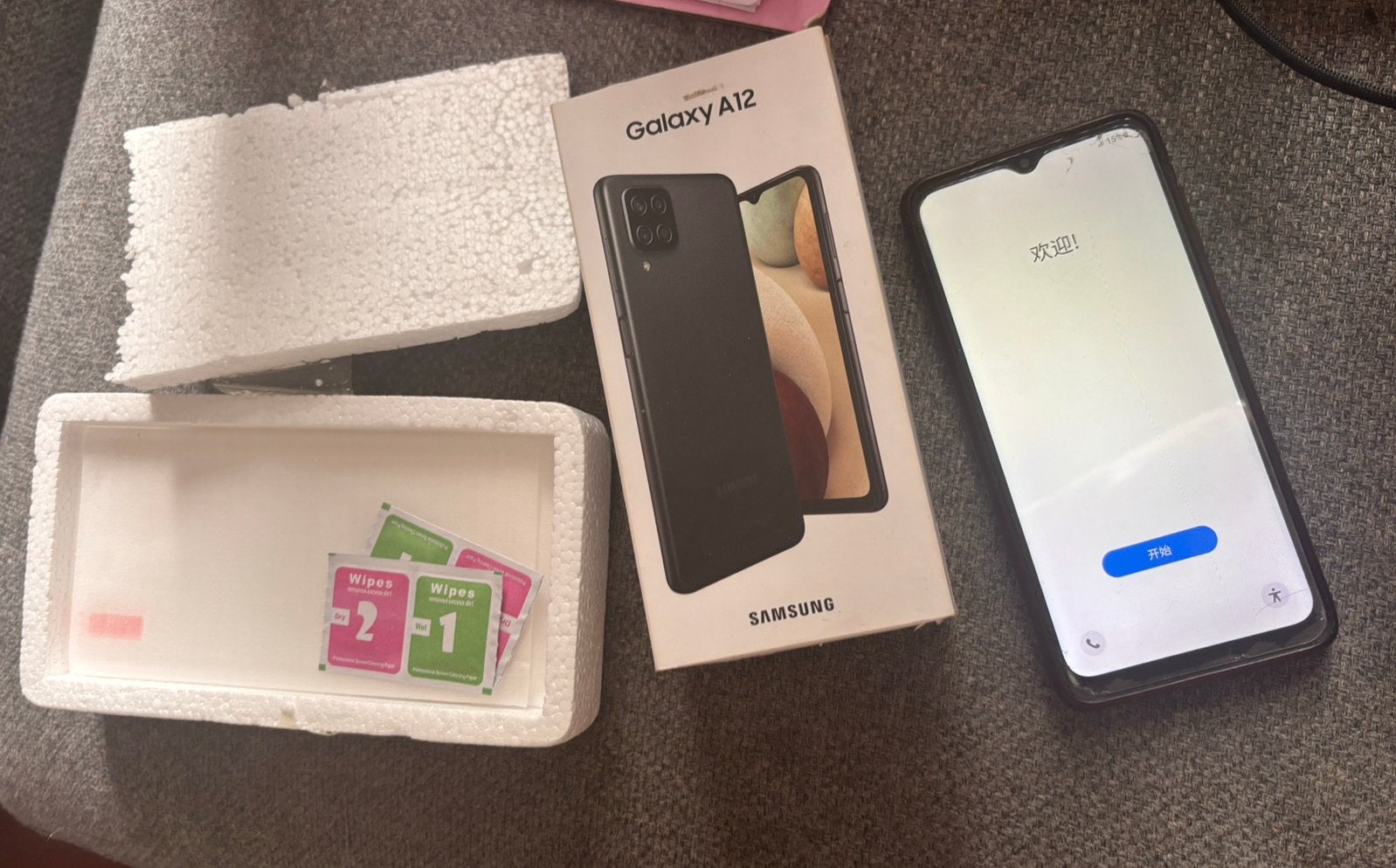 Samsung Galaxy A12, Overige modellen, Zwart, Touchscreen, Ophalen of Verzenden