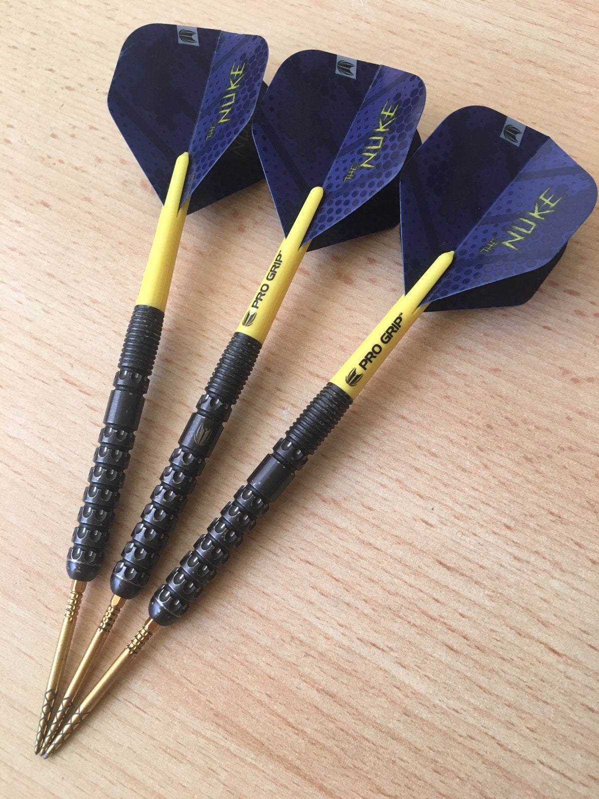 Target Luke Littler Gen 1 Pixel grip darts 23 gram, Ophalen of Verzenden, Gebruikt, Pijlen