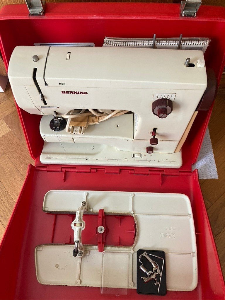 Bernina serie 808 (oerdegelijk en mechanisch), Ophalen, Gebruikt, Naaimachine, Bernina