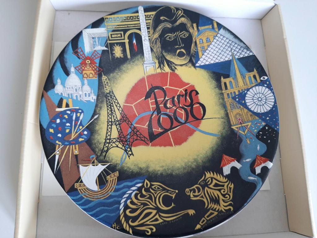 Assiette d'art numérotée Lunéville Saint Clément, Enlèvement ou Envoi