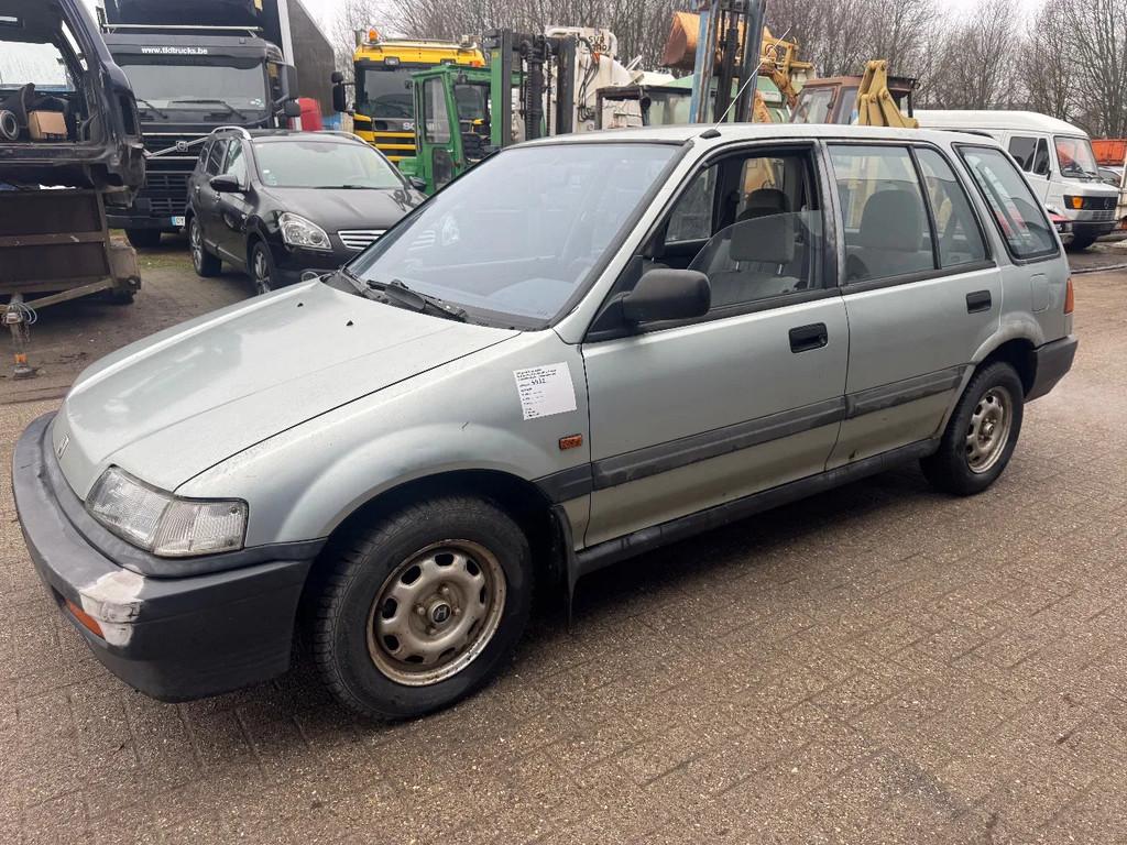 Honda Civic *PETROL-BENZINE* (bj 1989), Auto's, Honda, Bedrijf, Zilver of Grijs, Break