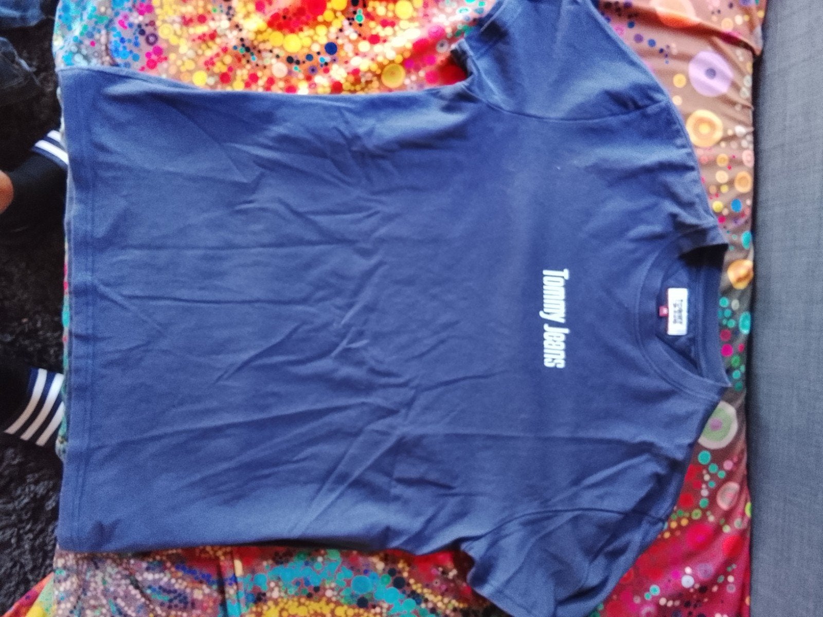 Tommy Jeans blauwe t-shirt (medium), Ophalen of Verzenden