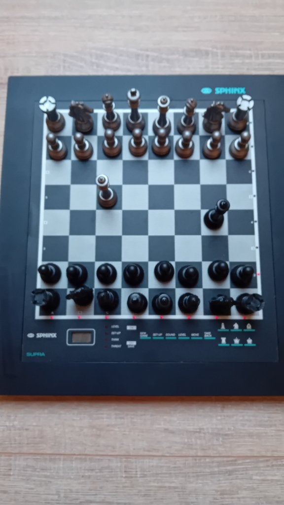 elektronisch schaakspel, Een of twee spelers, Ophalen, Gebruikt