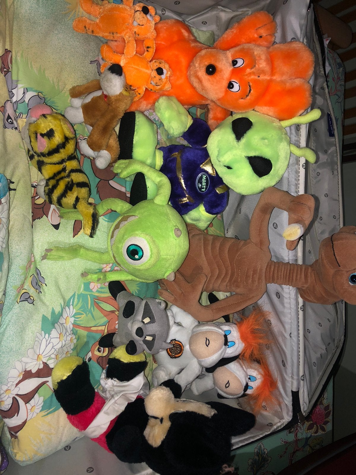 Peluches Disney, Enlèvement