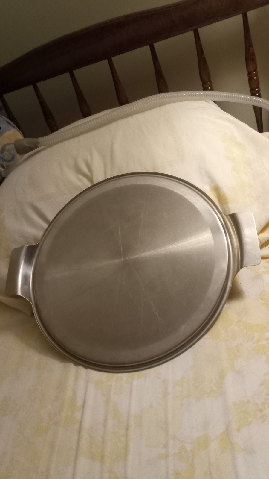 av plat a tarte année 60 et a saumon année 80 vinted en inox, Antiquités & Art, Enlèvement ou Envoi