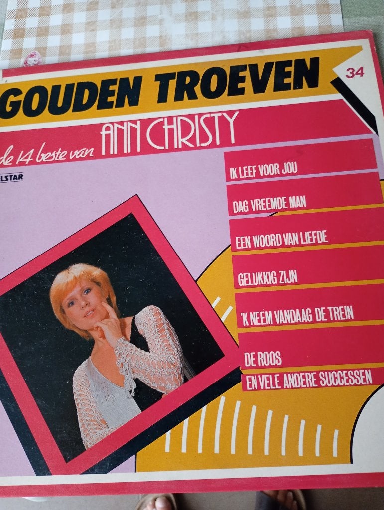 Ann Christy - De 14 beste van Ann Christy (met De roos ), Cd's en Dvd's, Vinyl | Nederlandstalig, Fotohoes, Ophalen of Verzenden