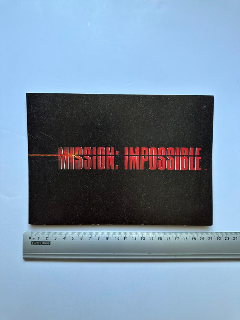 Tom Cruise Mission Impossible - portfolio télécarte Belgacom, Collections, Envoi, Neuf, Film, Photo ou Carte
