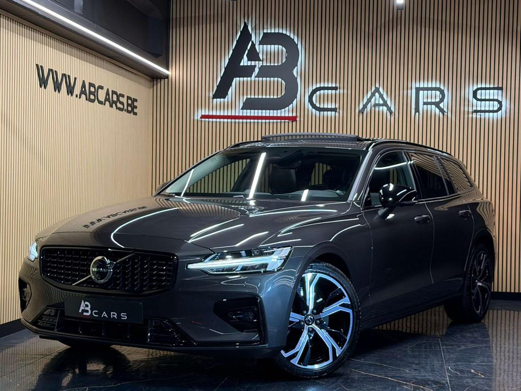 Volvo V60 2.0 T R-Design * GARANTIE 12 MOIS * 1ER PROP *, Cuir, Achat, Entreprise, Noir