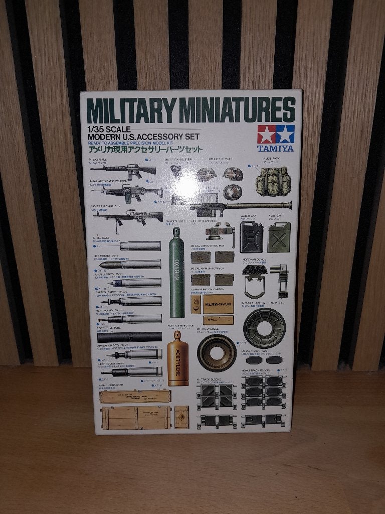 Modelbouw Tamiya Modern US accessory set 1:35, Hobby en Vrije tijd, 1:32 tot 1:50, Overige typen, Ophalen of Verzenden, Zo goed als nieuw