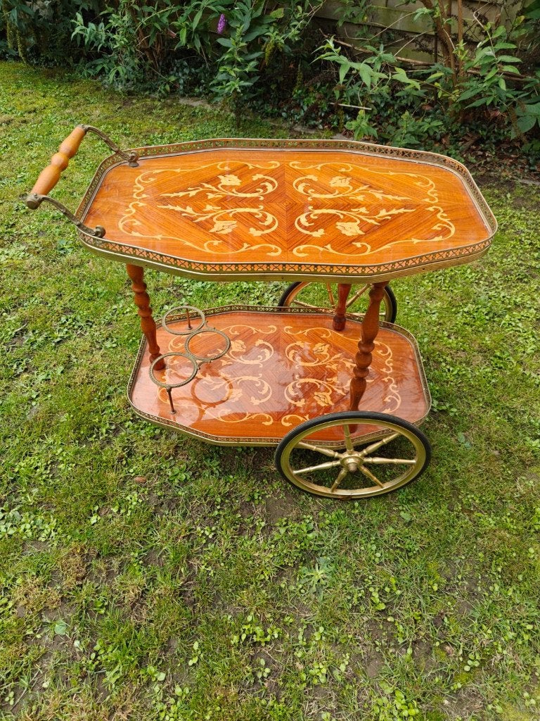 vintage serveerwagen of drankkar, Ophalen, Huis en Inrichting