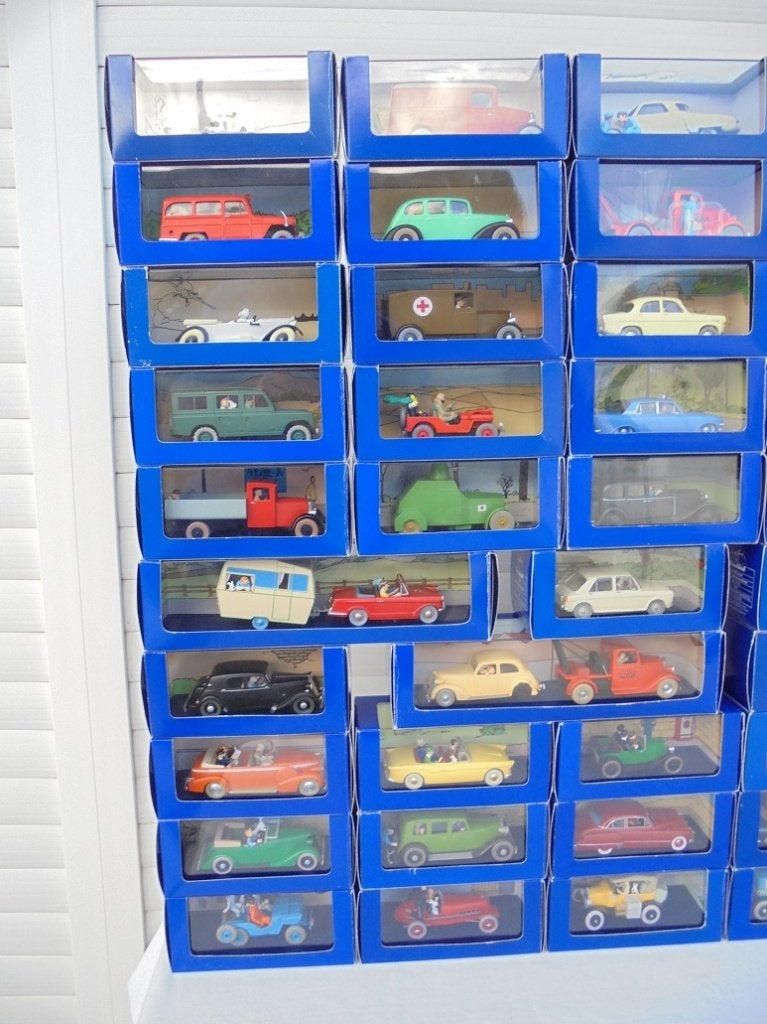 Kuifje complete Atlas set 70 auto's + 2 sets boontjes, Collections, Enlèvement, Tintin, Comme neuf, Autres types