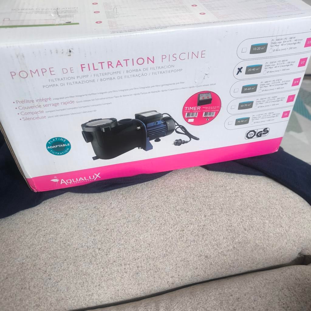 Pompe de filtration piscine, Jardin & Terrasse, Piscines, Enlèvement ou Envoi