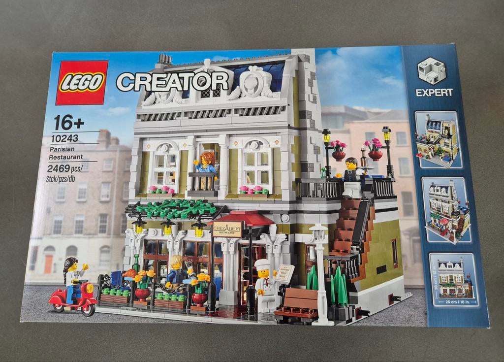 Lego Creator Expert 10243 - Het Parijse restaurant - Nieuw!, Kinderen en Baby's, Speelgoed | Duplo en Lego, Lego, Nieuw, Ophalen of Verzenden