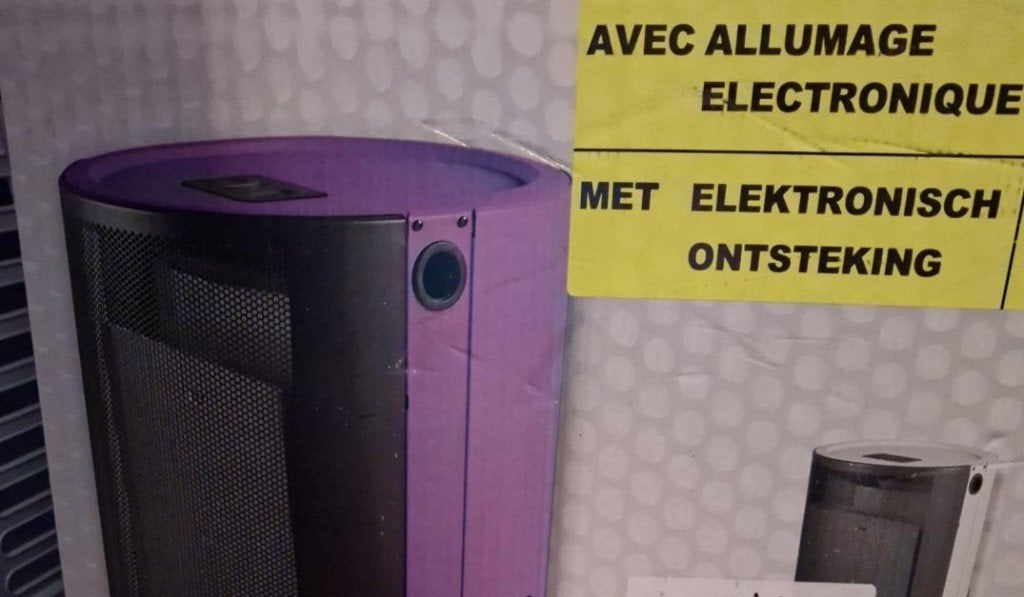 Nieuw gaskachel  op wieltjes, Huis en Inrichting, Ophalen, Gas, Nieuw, Vrijstaand