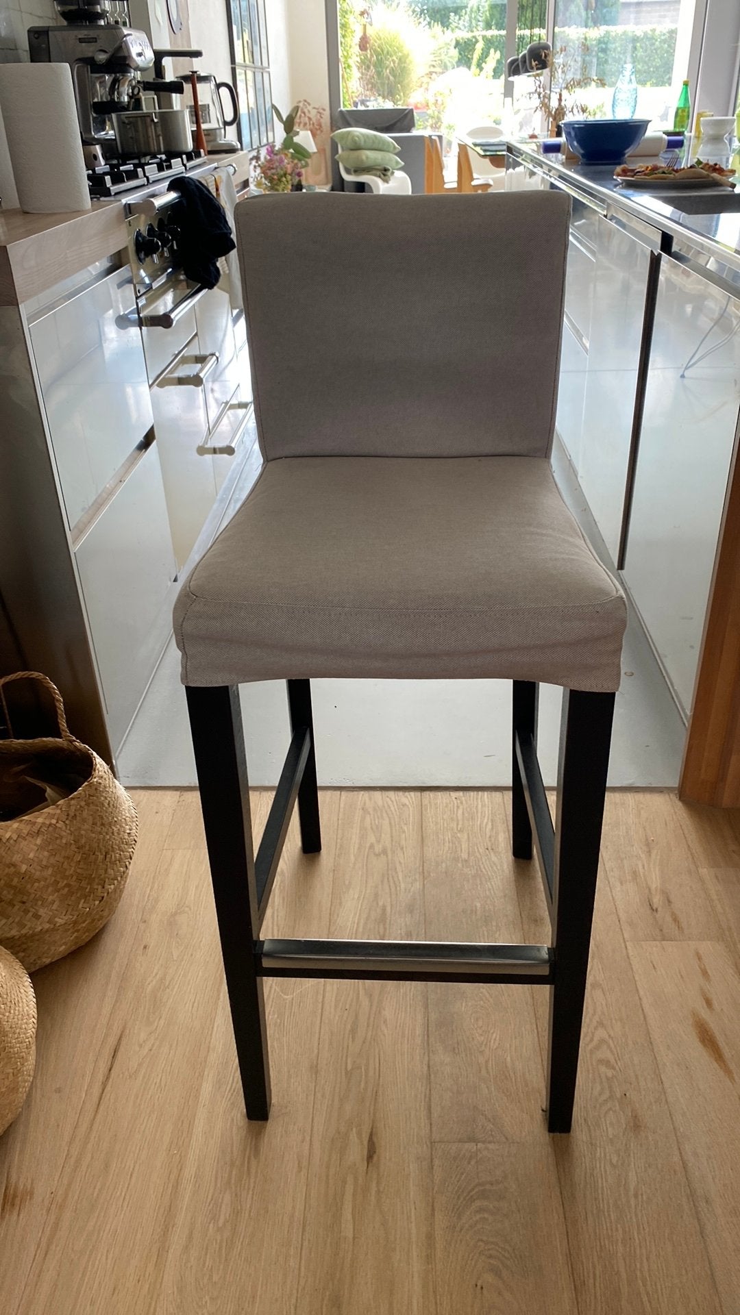 4 chaises hautes IKEA, Avec repose-pieds, 4 tabourets, Enlèvement, Utilisé