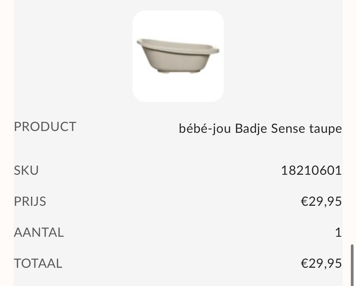 Babybadje zo goed als nieuw!, Enlèvement, Comme neuf