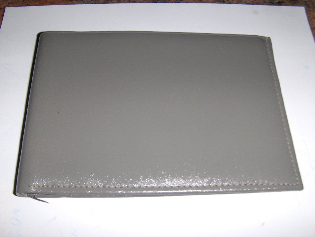 Portefeuille neuf en cuir gris clair., Handtassen en Accessoires, Portemonnees, Ophalen of Verzenden, Nieuw, Grijs, Leder