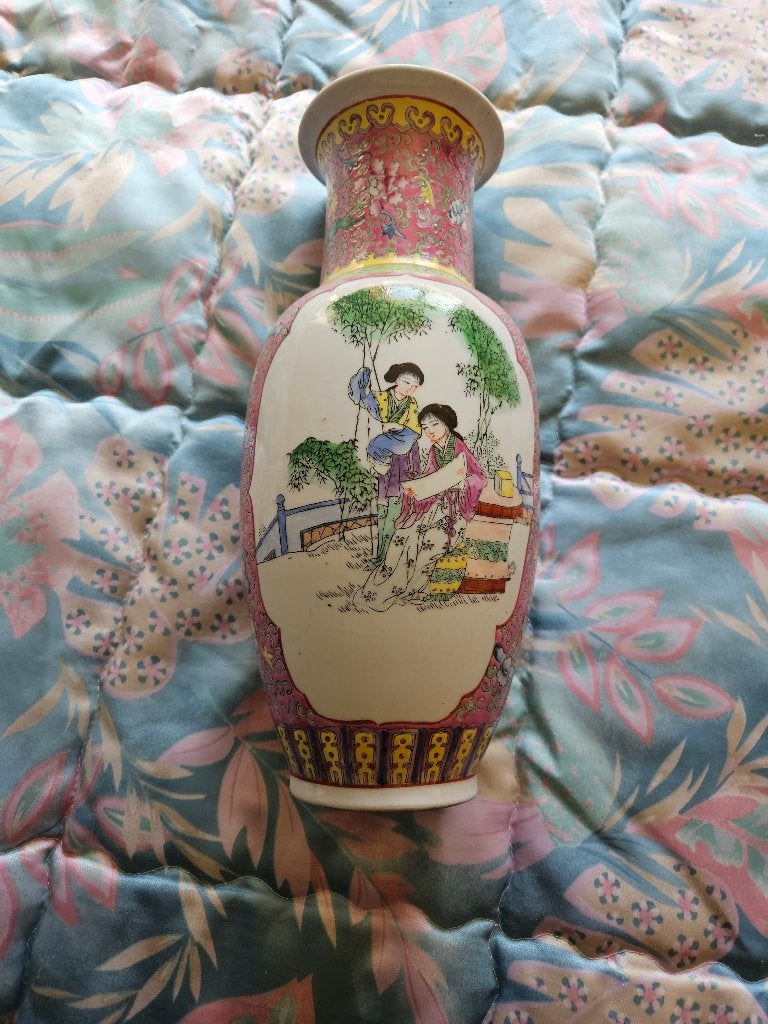 Vintage Chinese porseleinen vaas, Antiek en Kunst, Antiek | Vazen, Ophalen