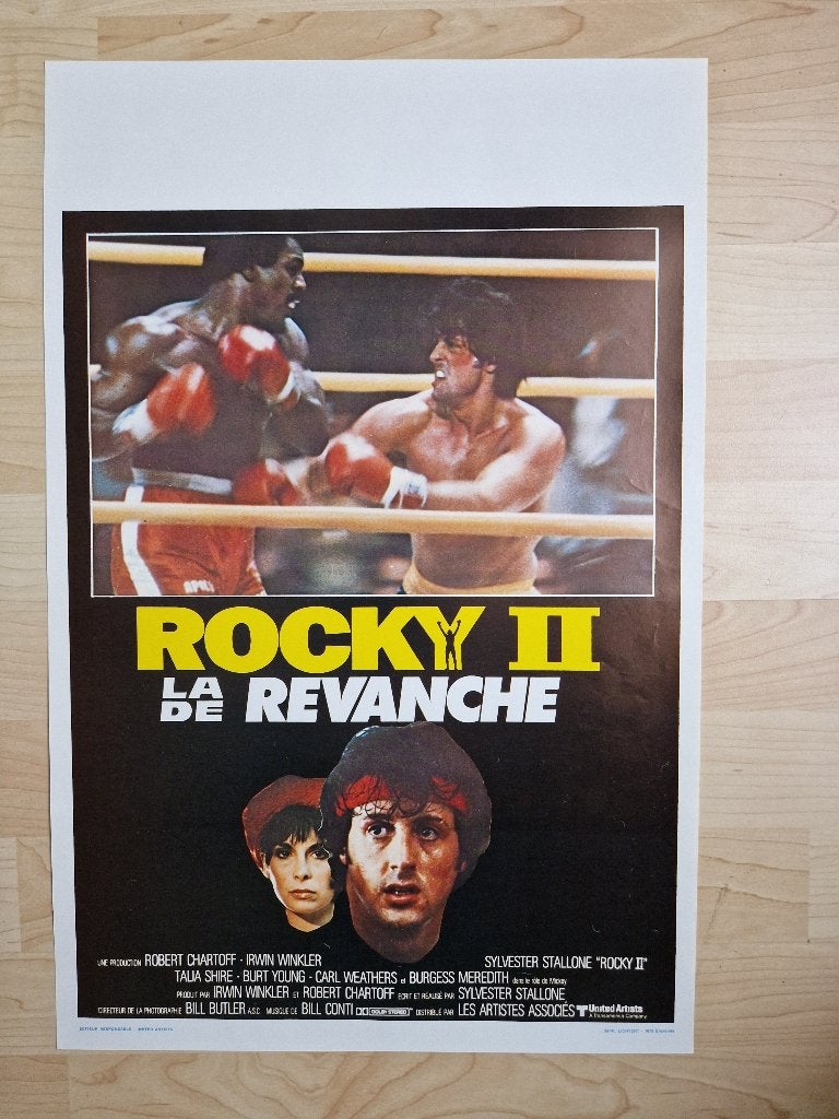 filmaffiche Sylvester Stallone Rocky 2 filmposter, Verzamelen, Rechthoekig Staand, Ophalen of Verzenden, Zo goed als nieuw, A1 t/m A3
