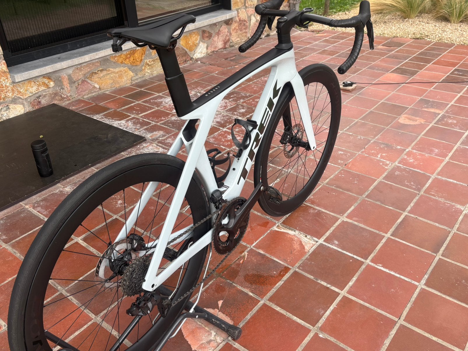 Trek madone sl7 maat 54 plasma grey pearl gen 7, Carbon, Heren, Zo goed als nieuw, Schijfrem