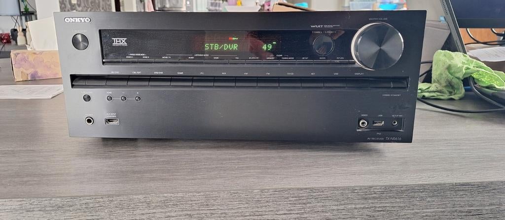 Onkyo versterker TX-NR616, Comme neuf, Enlèvement, Onkyo, 120 watts ou plus