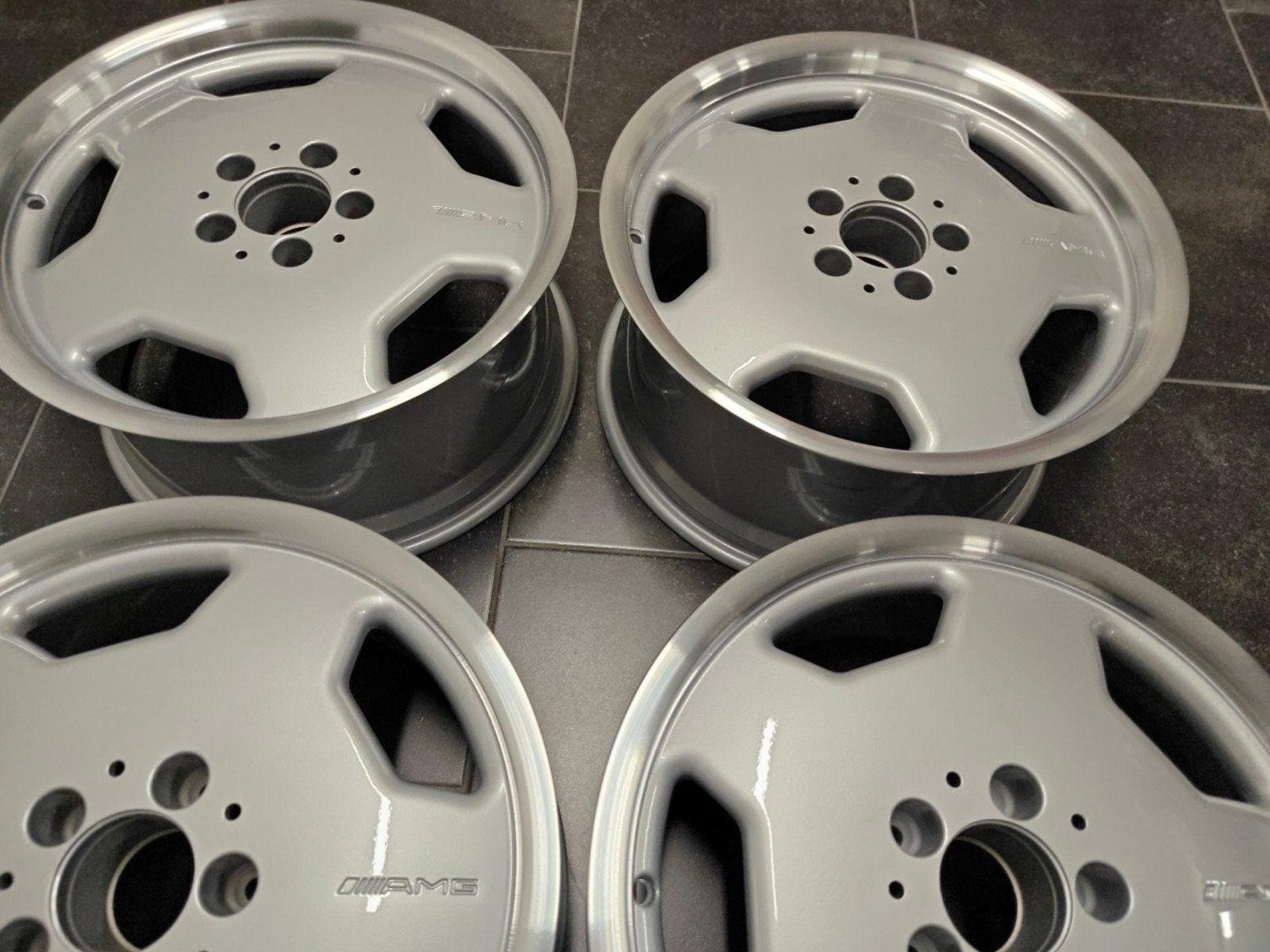 Mercedes W124 W202 AMG monoblock breedset ORIGINEEL + NIEUW, Ophalen of Verzenden