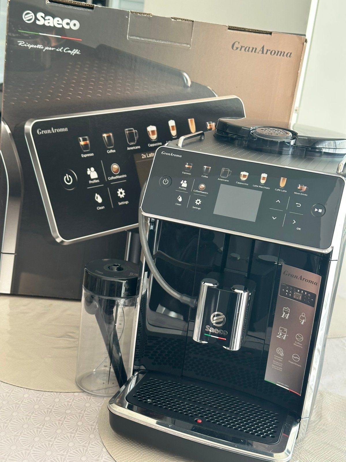 SAECO/Philips GranAroma, Elektronische apparatuur, Ophalen, Afneembaar waterreservoir, 10 kopjes of meer, Koffiemachine