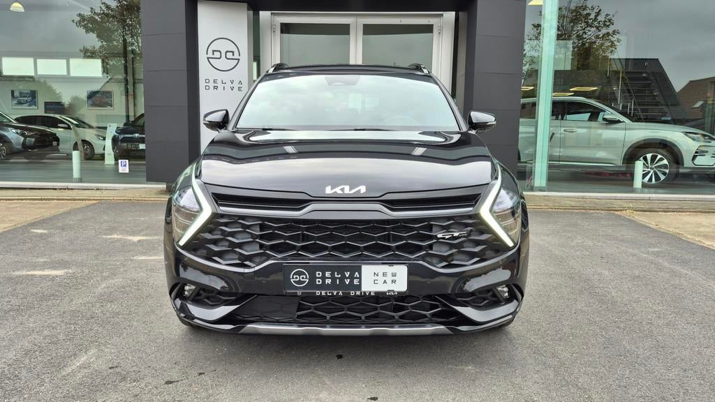 Kia Sportage 1.6 T-GDI HEV GT LINE  Nieuw !  7 jaar wa, Auto's, Kia, Zwart, 4 cilinders, Adaptive Cruise Control, Zwart