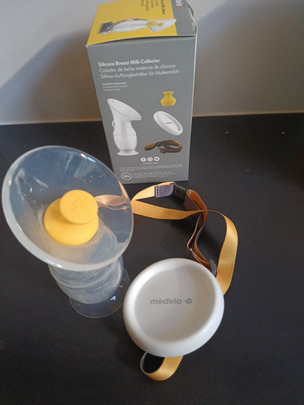 medela hakka silicone kolf / collector, Ophalen of Verzenden, Medela