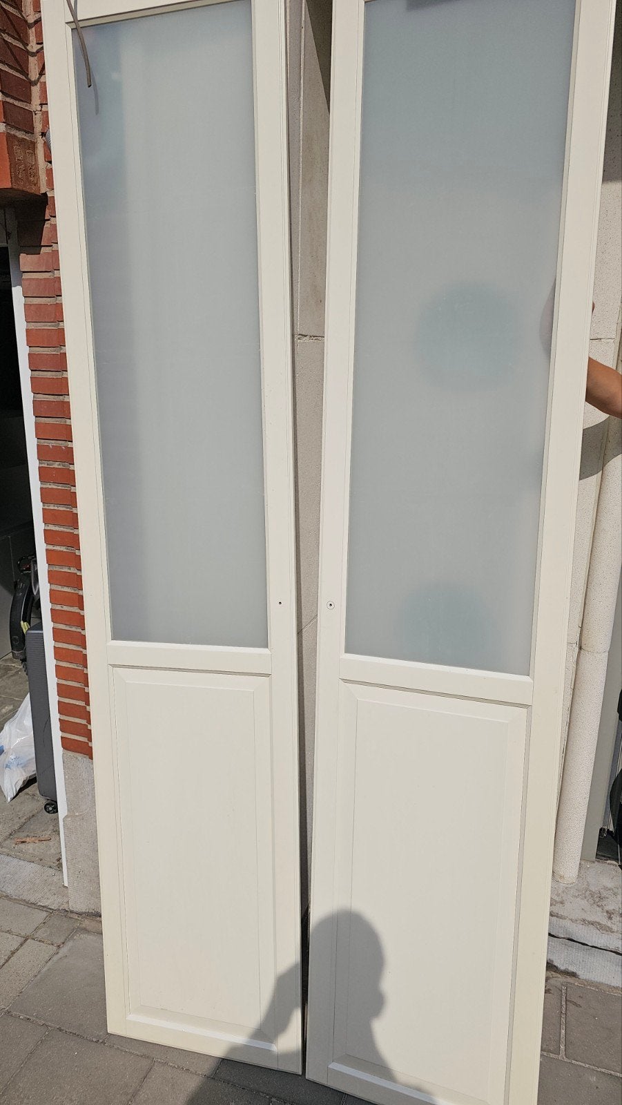 2 Ikea Pax-deuren 236 cm x 50 cm, Doe-het-zelf en Bouw, Deuren en Vliegenramen, Ophalen, Gebruikt, Minder dan 80 cm, 215 cm of meer