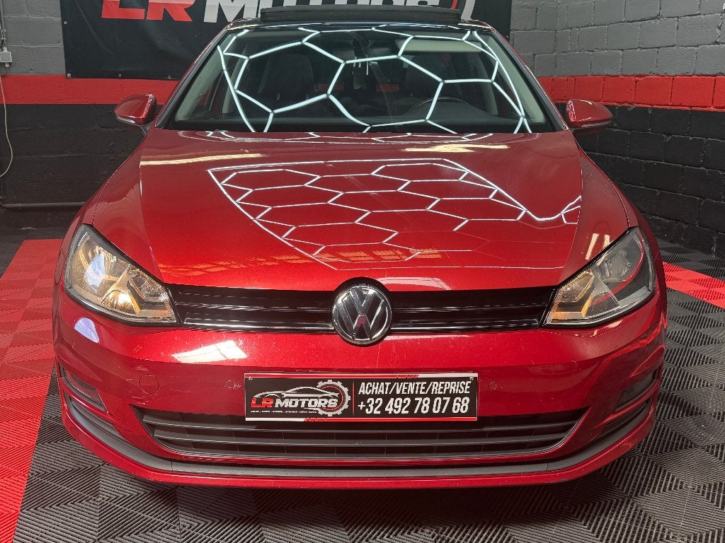 ** Volkswagen golf // 2.0 tdi // toit pano**, Autos, Rouge, Euro 5, Achat, 110 kW